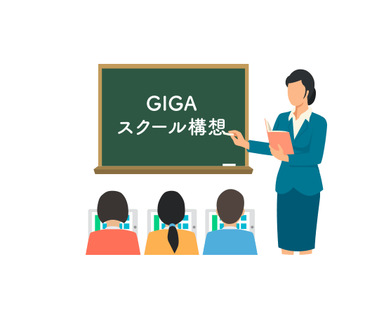 02 ICT教育で創造性を育む「GIGAスクール構想」 イメージ図