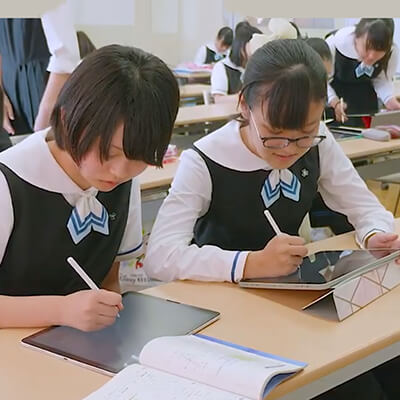 学習効果が高まり生徒全体の成績がアップ