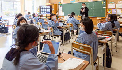 iPadを自由に使ってチャレンジを｜仙台白百合学園小学校