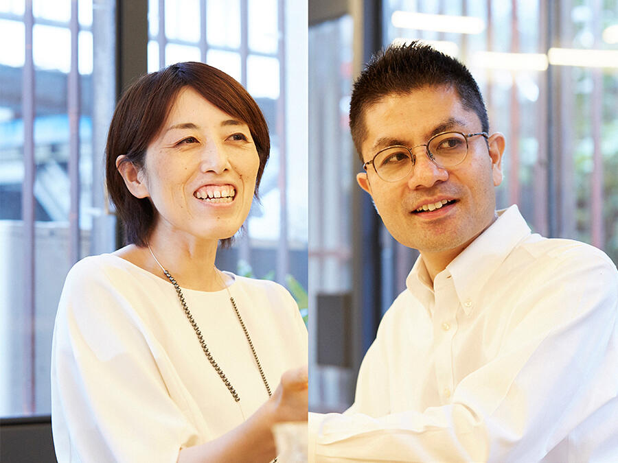 成瀬・猪熊建築設計事務所の建築家：成瀬友梨氏（左）と猪熊純氏（右）