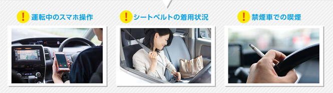 車内カメラ付きだから車内の状況が分かります。 概要図