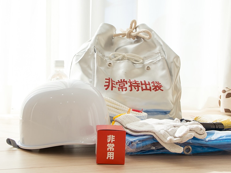 災害直後の必需品から遭難時・避難時のグッズまで幅広くご用意が可能